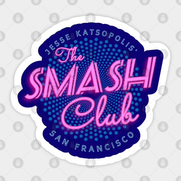 The Smash Club Sticker by ILLannoyed 